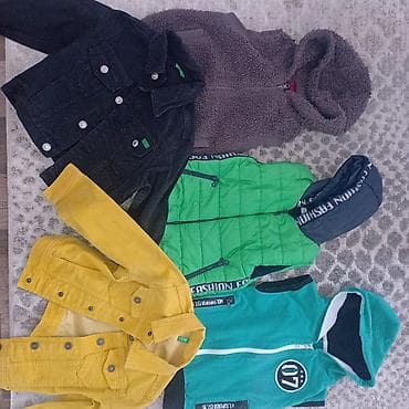 Kostimi za maskenbal: Dečiji komplet jakni i prsluka (više komada) - Zeleni puf prsluk sa — 5