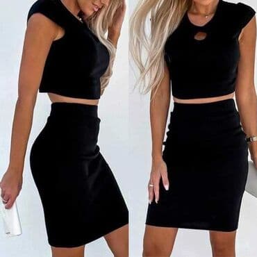 karirani kompleti zenski: Komplet: 1.900 dinara — 1