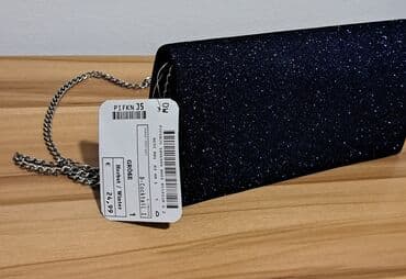 Torbe: Elegantna večernja torbica – tamnoplava sa sitnim šljokicama - Model — 4