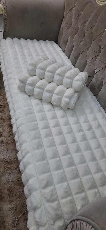 set za kupatilo: Mekani prekrivači za trosed/sofu – set - Tip: dekorativni i zaštitni — 9