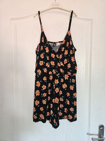 patike a: H&M, S (EU 36), Cvetni, bоја - Crna — 1