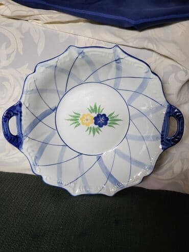 Kompleti posuđa: Cinija nova velika porcelanska iz 80ih. Masivna cinija,sve na njoj — 2