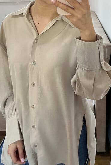 luna bluze: Zara, XS, bоја - Bež — 1