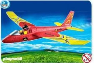 sundjer bob plisana igracka: PLAYMOBILE AVION 48 cm. Raspon krila - 50cm. Rasklopiv, pilot koji se — 2