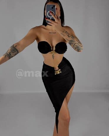 maslinasto zeleno odelo: New,,Ariel Wish’’Set (Top+Suknja)Premium Quality)Velicine:Uni Model — 4