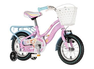 lanac za bicikl: Bicikl kids Visitor Pearl 12" 8" V-brake kontra 95–115 cm (12") – roze — 2