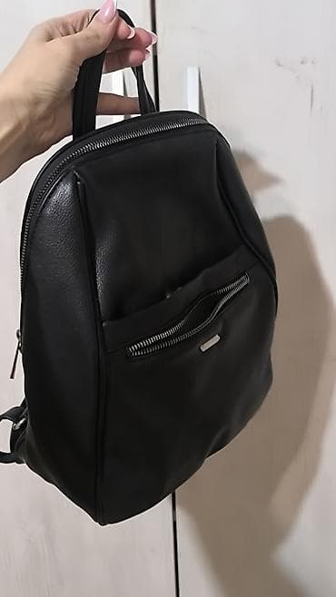 p. s. fashion kaputi: Crni ženski ranac – kompaktan i praktičan - Materijal: eko koža sa — 1