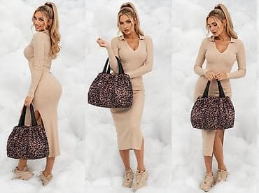 prodaja perlica: Ženska torba – leopard print - Model: mekana tote/šoper torba - — 3