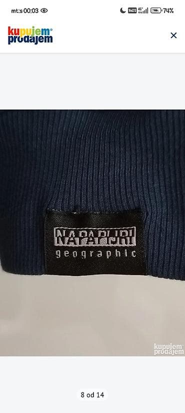 blue land socks: Napapijri muški gornji deo – model MEN 8302 NP Sweat Suit, boja Oil — 5