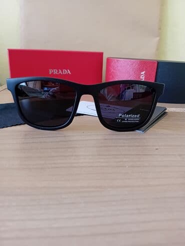 torba za bebu: Naočare za sunce, Prada, bоја - Crna — 1
