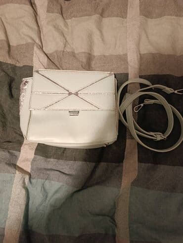 mona torba nova: Ženska crossbody torba u svetlo sivoj/blijedo mint nijansi — 1