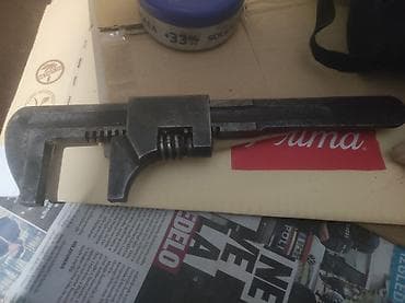 Pneumatski alati i kompresori: Francuski kljuc: Otvor 4.5 cm - Tang/Jus - Materijal: pun čelik — 1