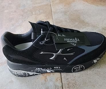 kraljevska plava: Premiata muške patike – model sa potpisom brenda “Never Again The — 1