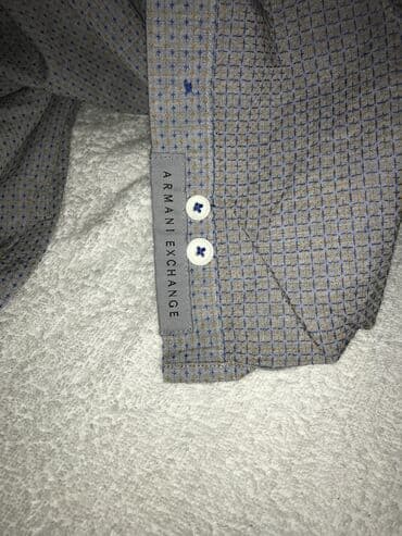 Sportswear: Shirt Long sleeves, L, M, Giorgio Armani, color - Grey, Cotton — 4