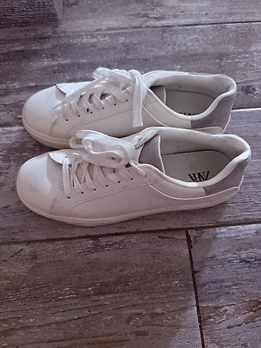 wolkmaks obuca: ZARA bele patike – minimalistički casual model - Brend: ZARA - Boja — 2