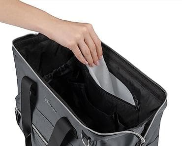 putna torba sa tockicima: KikkaBoo Torba za mame Maxi premium grey – elegantna i funkcionalna — 6