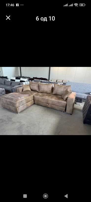 nove ugaone garniture ruma: Ugaona garnitura sa MEMO PENOM ležajem i prostorom za odlaganje. - — 6