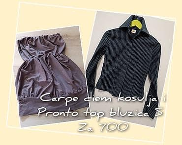koton beograd: Carpe diem kosulja i Pronto top bluzica S — 1