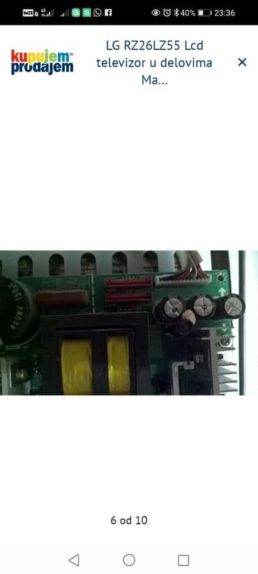 TV i video: LG RZ26LZ55 – LCD televizor za delove LG 37G2000 U delovima — 6