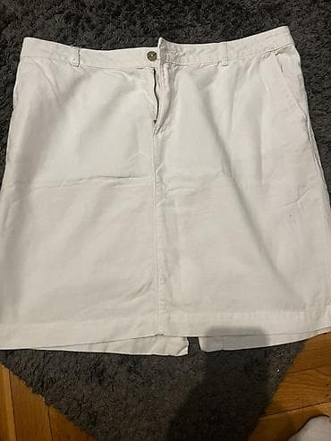 NOVA Bela suknja Montego XL - Brend: Montego - Kroj: ravna/pencil