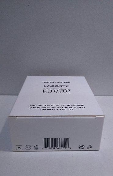 jakna lacoste: LACOSTE EAU DE L.12.12. NOIR EDT100ML TSTR | Lacoste Eau de Lacoste — 5
