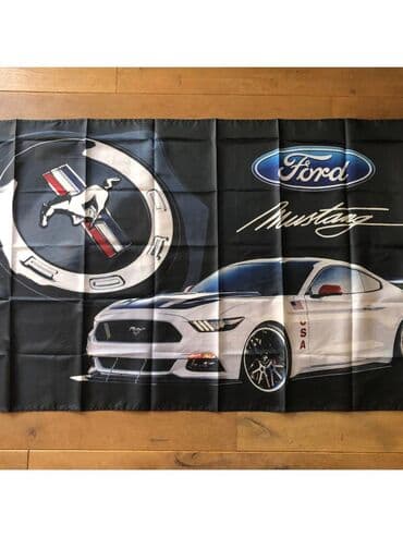 dimenzije traktorske prikolice imt: Zastava 150 X 90 cm - FORD MUSTANG Zastava dimenzija 150 X 90 cm - — 2
