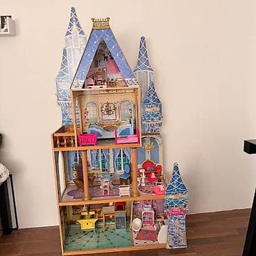 vans patike za decu: Drvena kuća/dvorac za lutke – Disney Princess stil Veliki višespratni — 3