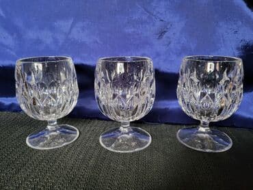 case za zestoko pice: Case nove,kristal,rucni rad Nachtmann Nemacka za zestoko pice 80te — 12