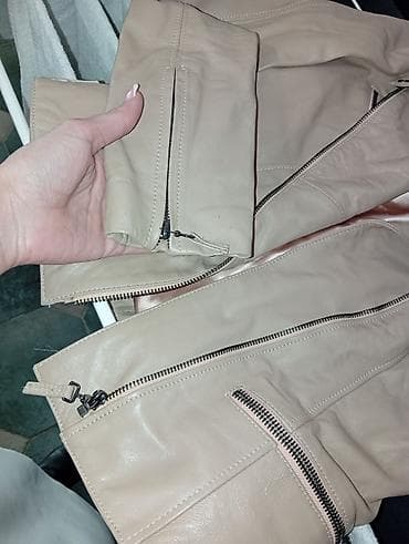 moderne kisne kabanice: Ženska kožna jakna – MİRAÇ Leather & Fur Collection - Veličina: S — 2