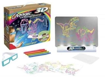dečiji tablet: Magicna 3D tabla za crtanje sa 3D naocarima 2300 din Durgariiii — 1