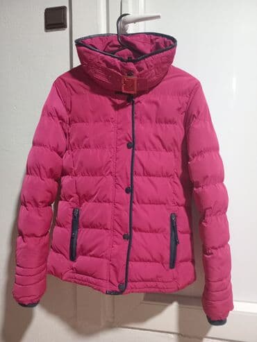 Women's Clothing: Ženska zimska jakna, jarko roze boje. - Kroj: prošivena, kratka do — 3