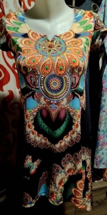haljine afrodita: Cecil M (EU 38), color - Multicolored, Short sleeves — 12