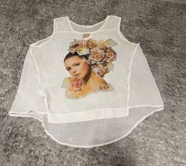 majice na jedno rame: L (EU 40), XL (EU 42), 2XL (EU 44), color - White — 1