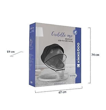 Nameštaj: KIKKA BOO Ljuljaška CUDDLE ME sa daljinskim upravljačem – light grey — 10