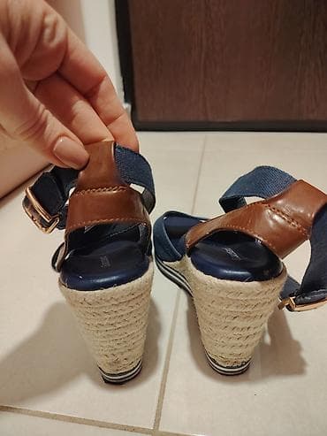 zara muski kaisevi: Ženske sandale na punu petu – Graceland - Model: espadrile na — 8