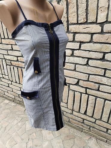elasticne pertle za patike: Haljina, veličina S – super očuvana. - Model: uska/ručkica haljina na — 3