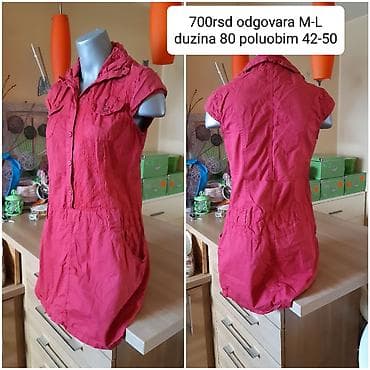 Muška obuća: Haljina/ tunika bez rukava u jarko roze boji. - Veličina: odgovara — 1