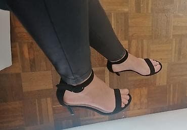 kupujem prodajem tn patike: Elegantne ženske sandale na potpeticu - Boja: crna - Model: otvoreni — 2