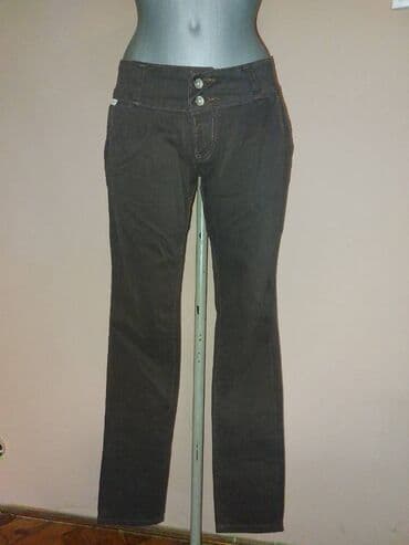 push up pantalone: Spušteni struk, Ravne nogavice — 1
