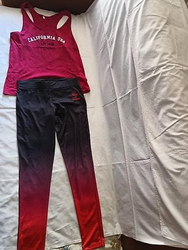 Komplet za trening. Hummel dry fit original helanke S veličine i