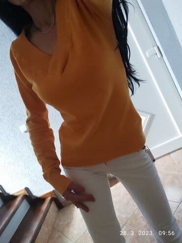Women's Sweaters, Cardigans: S, Cotton, Single-colored — 2