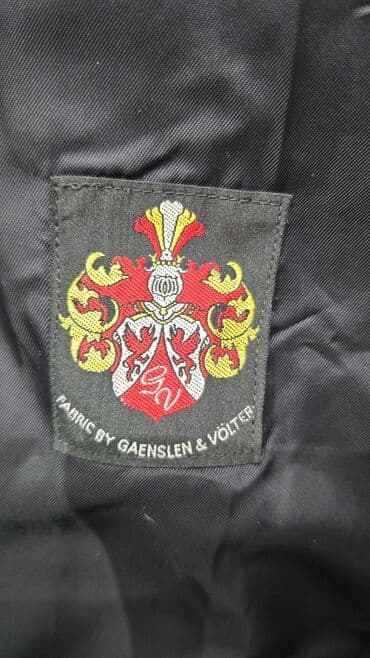 Vests: Muški dugi kaput od vune, tamnoplave boje, sa klasičnim kragnom i — 10