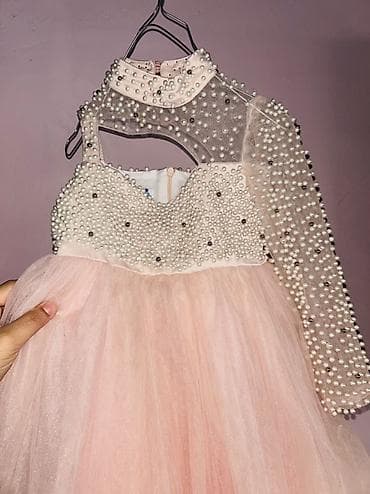 Other Children's Items: Dečija svečana haljina – puder roze jednom nosena na proslavi — 2