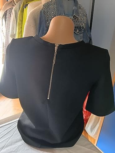 bluza etno: Ženski komplet: H&M sako + Mohito bluza - Sako: svetlosivi — 9