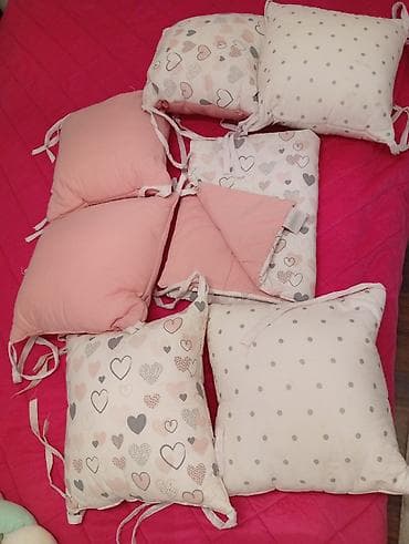 tekstil pozega: Set zaštitnih jastučića za krevetac/bebu - Kompletnan set — 1