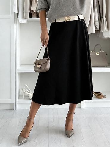 njujorker suknje: 💫Satenasta midi suknja A‑kroja
✅2200 din — 7