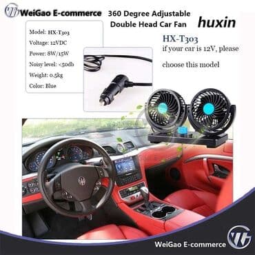 podni ventilator keno: 1800din Ventilator dupli HX - 303 Dc 12V Ventilator dupli Model HX — 6