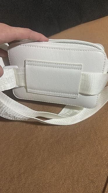 mona teksas torba: Steve Madden bela torbica/struk torba sa mini novčanikom - Model — 3