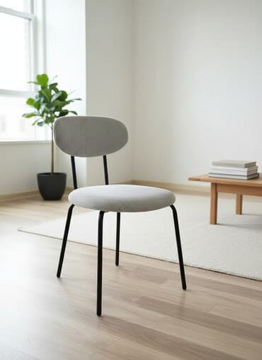 trpezarijske stolice beograd: Tapacirana stolica sa naslonom - Sedište i naslon obloženi mekanom — 1