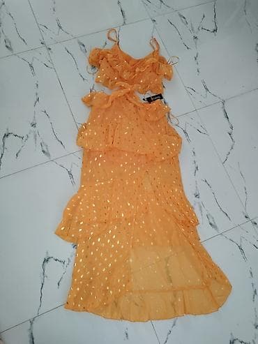Haljine: Ženska odeća – letnje haljine i bluze (više modela) 1) Narandžasta — 1